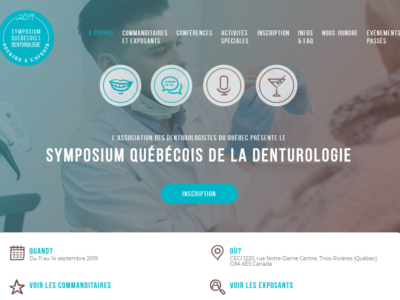 symposium québécois de la denturologie